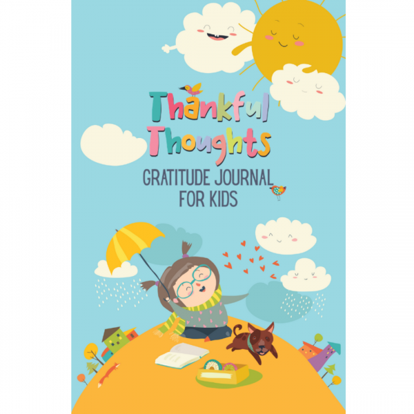 thankful thoughts gratitude journal cover