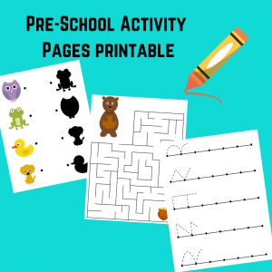 preschool activity pages